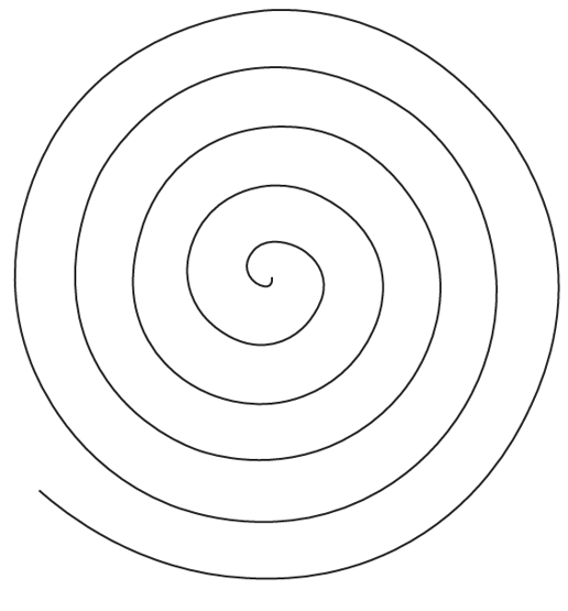 Free Motion Swirl design